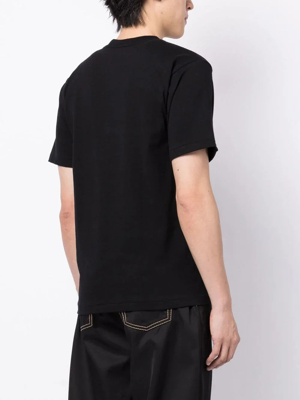AAPE x Marvels graphic-print black cotton T-shirt