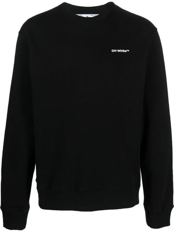 Brand's logo-print black sweatshirt
