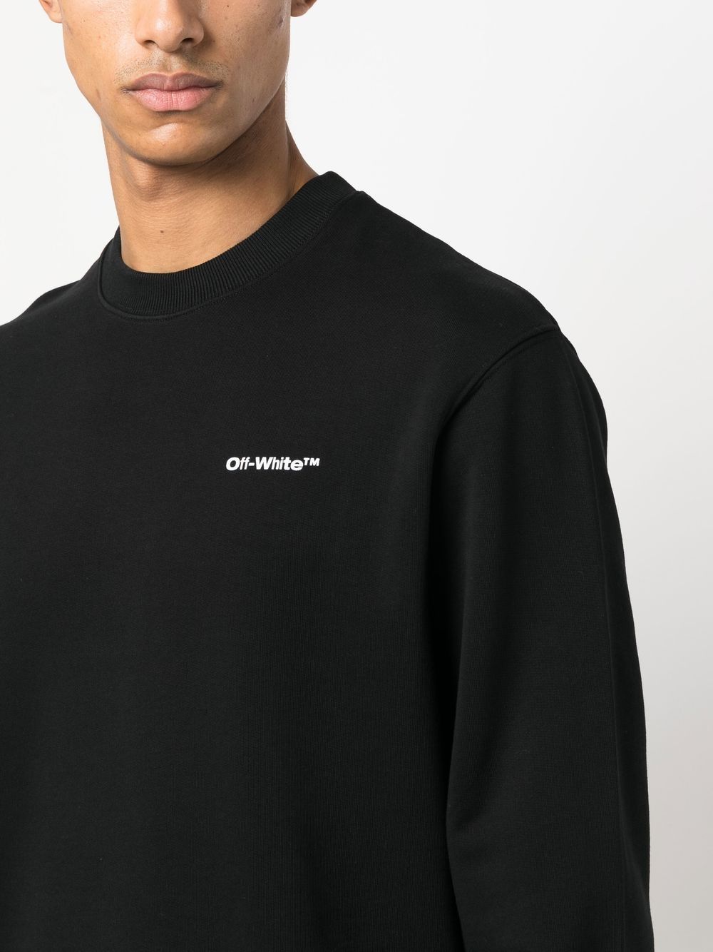 Brand's logo-print black sweatshirt