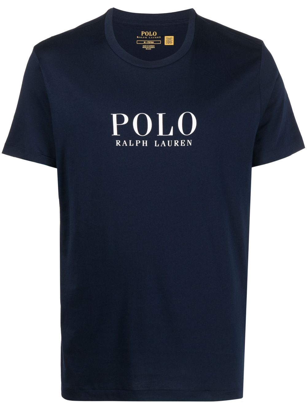 Brand logo-print cotton T-shirt(Navy)