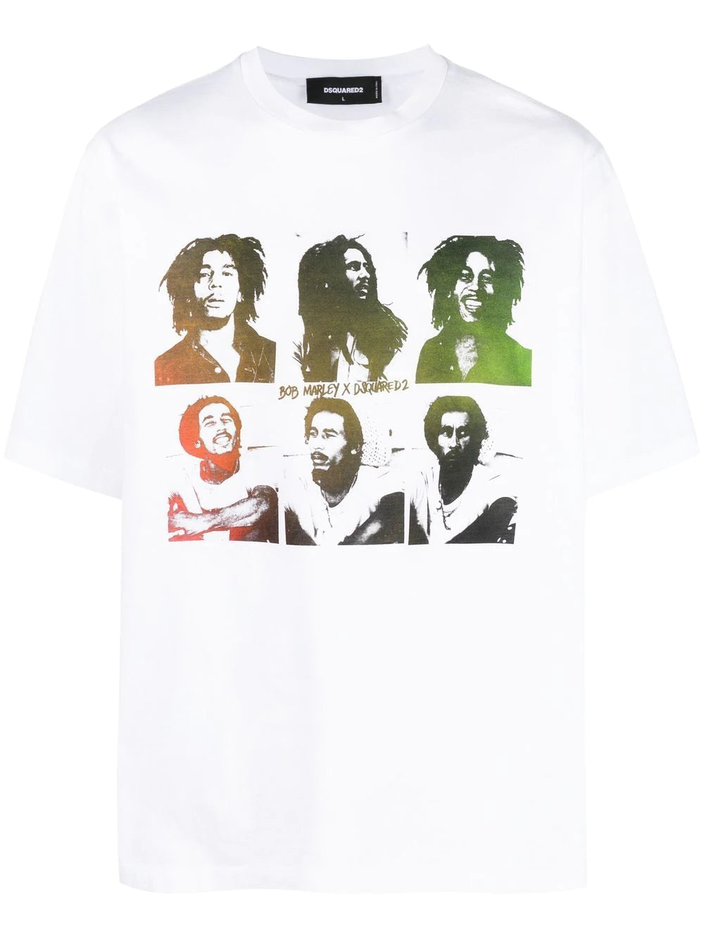 Bob Marley printed white Oversized T-shirt