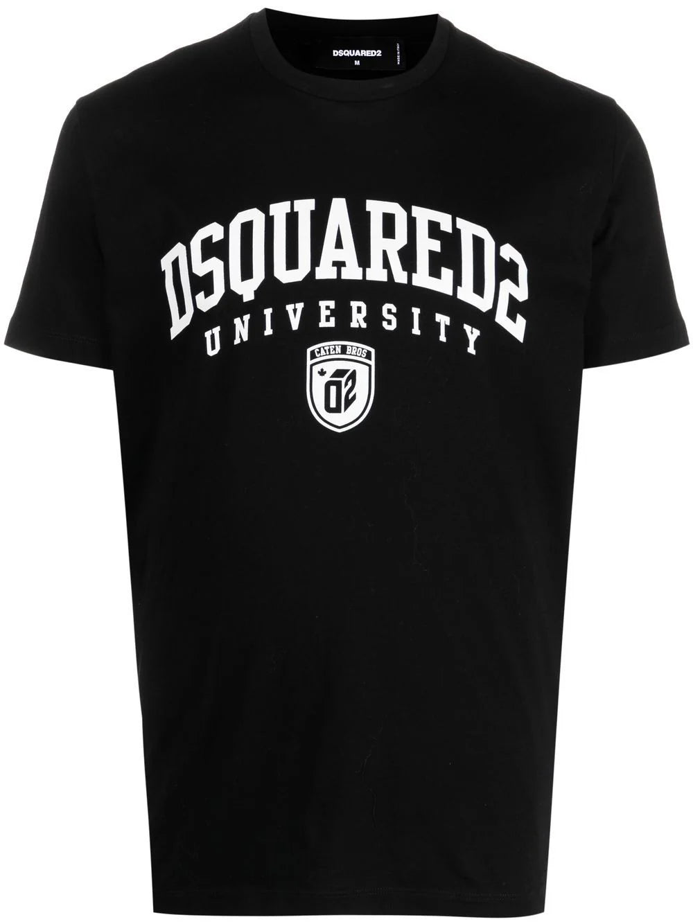 Dsquared2 University print short-sleeve black T-shirt