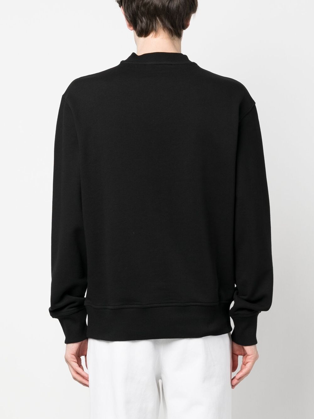 Brand's logo-printed black sweatshirt