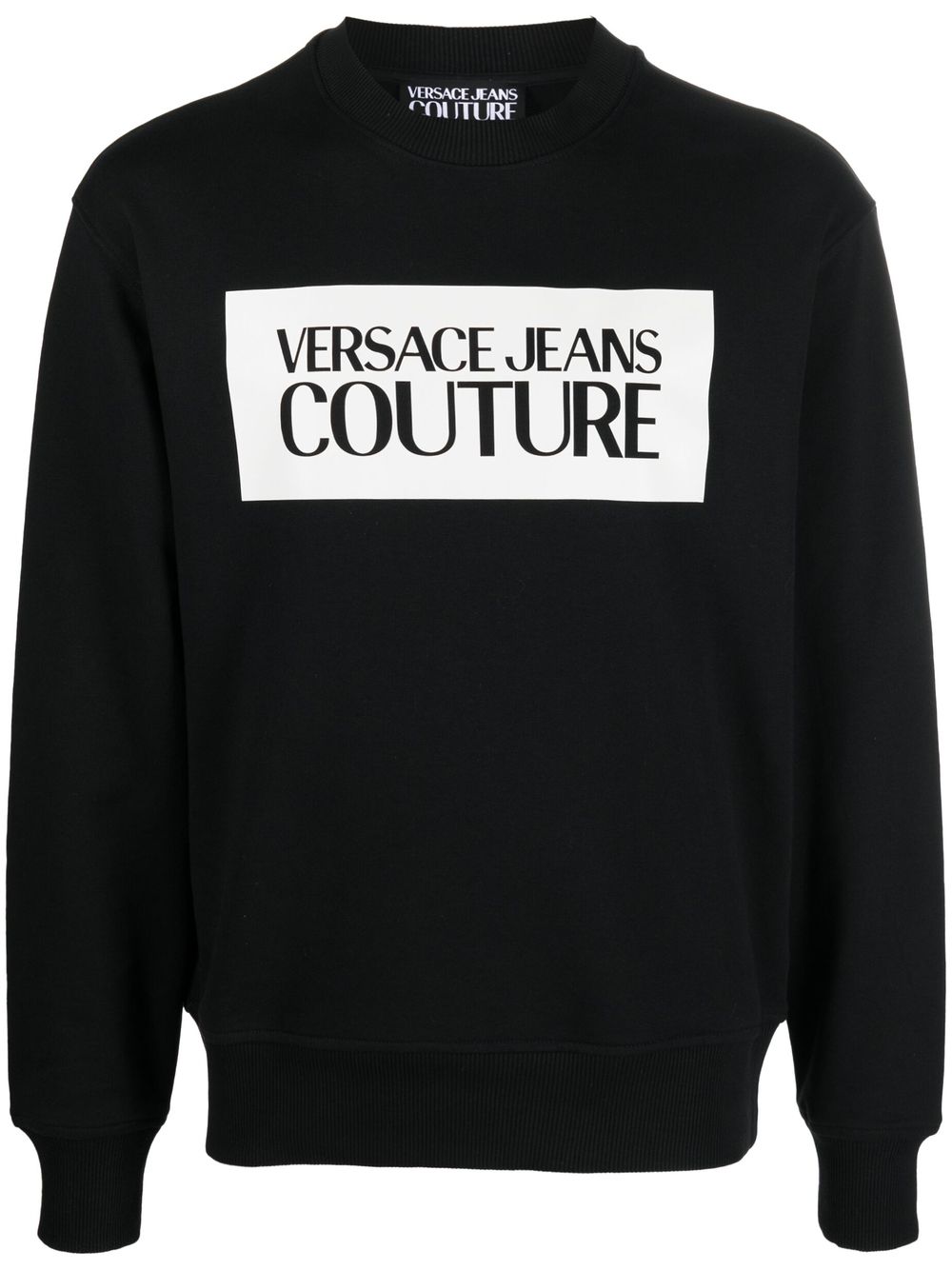 Brand's logo-printed black sweatshirt