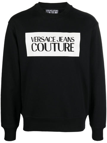 Brand's logo-printed black sweatshirt