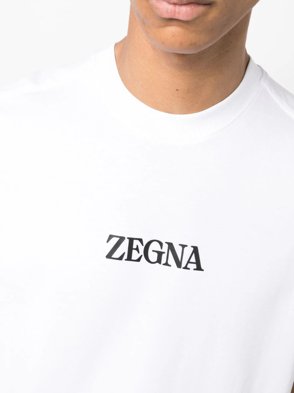 Logo-print white T-shirt