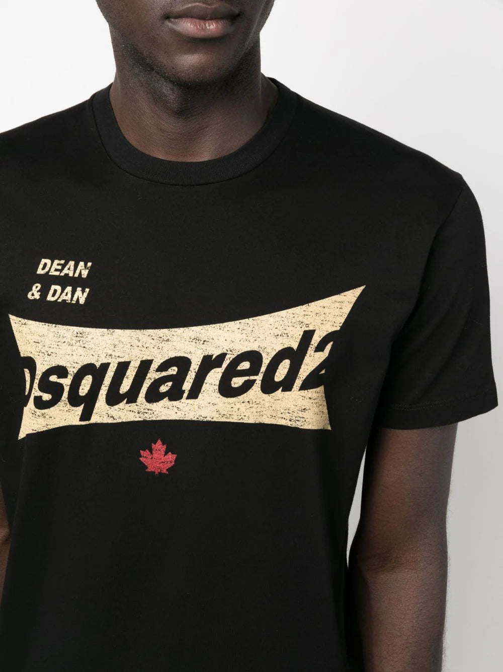 Dsquared2-logo-print cotton T-shirt