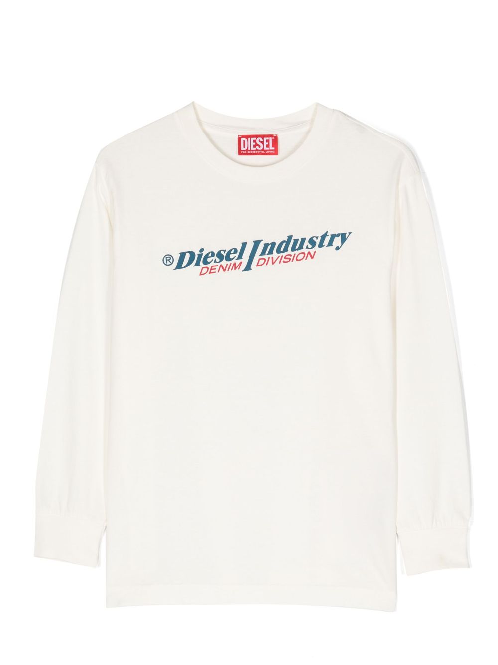Logo-Printed White Sweatshirt