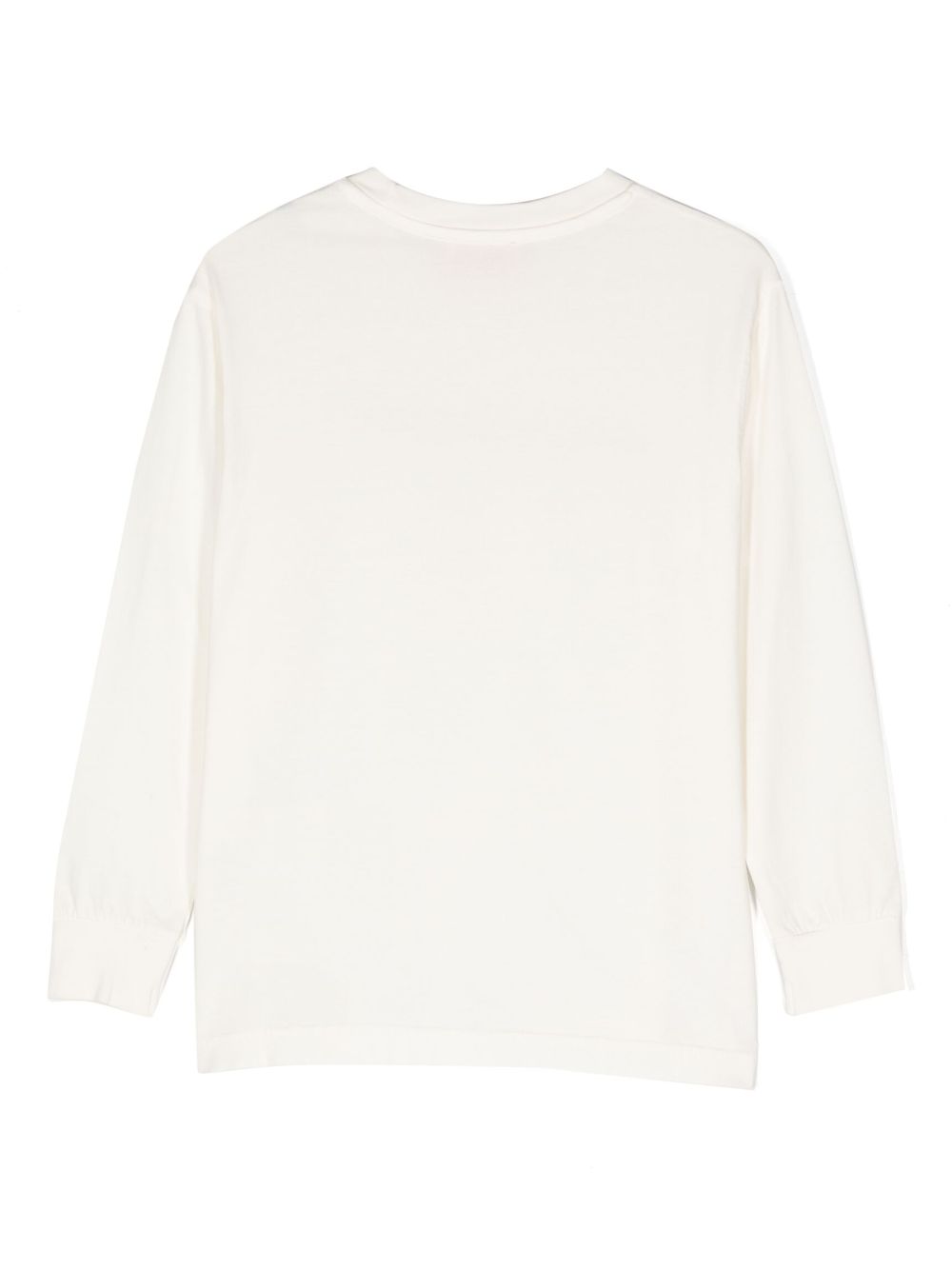 Logo-Printed White Sweatshirt