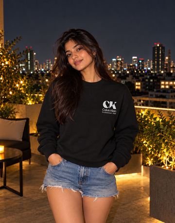 Midnight Muse Cotton Sweatshirt