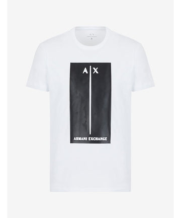 Armani Exchange Men's Crew Neck T-Shirt - WHITE