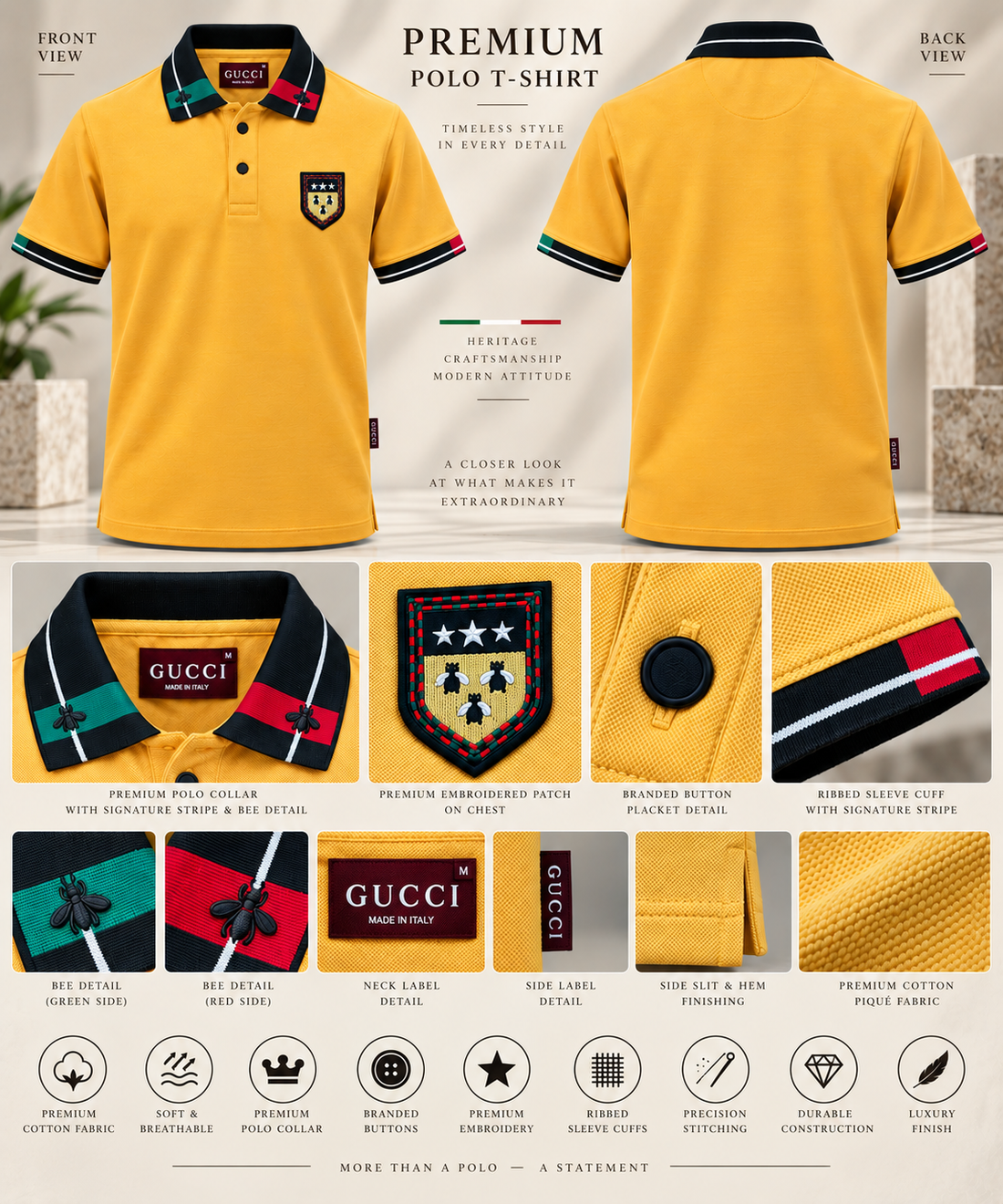 Golden Crest Signature Polo