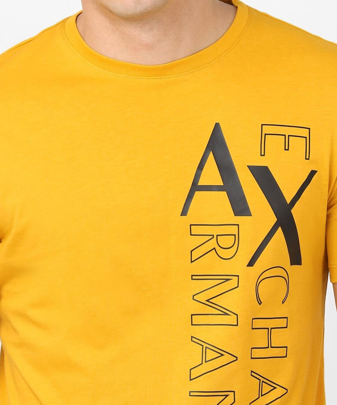 ARMANI EXCHANGE Graphic Logo Print Slim Fit Crew-Neck T-shirt