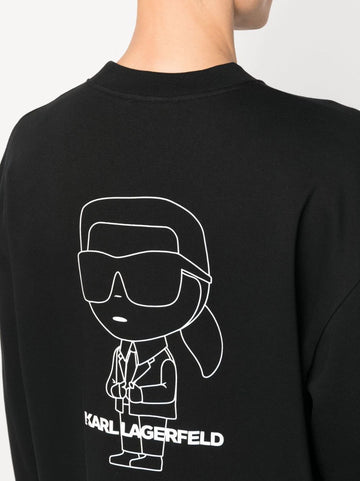 Karl Lagerfeld Ikonik 2.0 logo-print sweatshirt