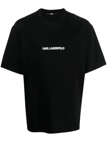 Ikonik 2.0 premium cotton black Oversized T-shirt