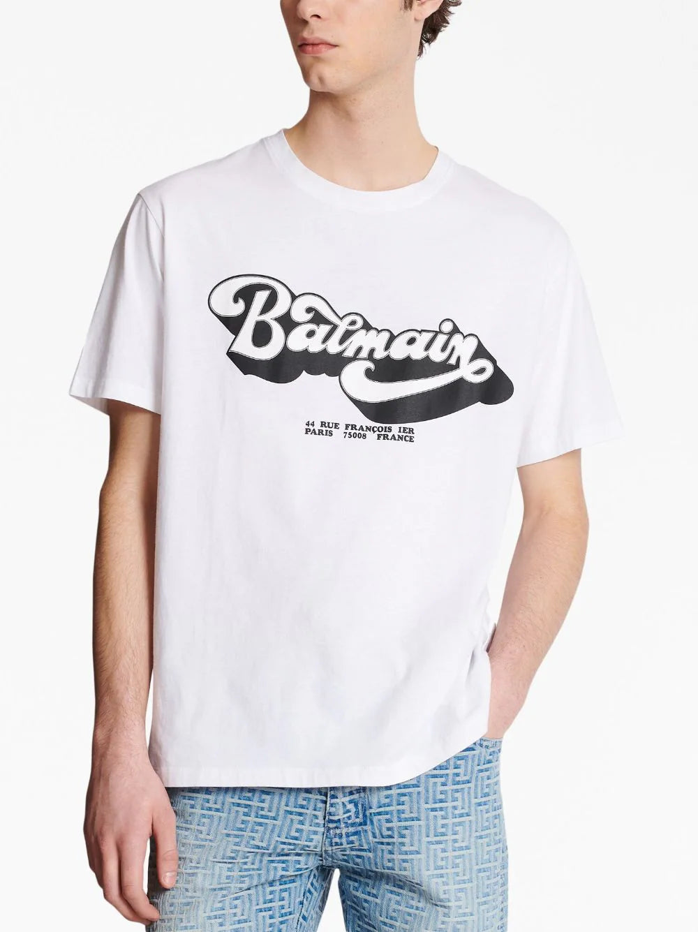 Balmain 70s logo-print T-shirt