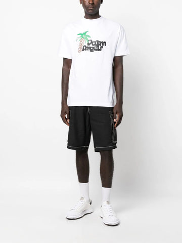 Palm Angels Sketchy-print cotton T-shirt