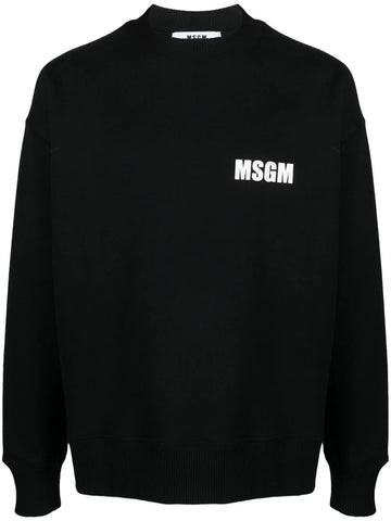 MSGM logo-print crew-neck sweatshirt