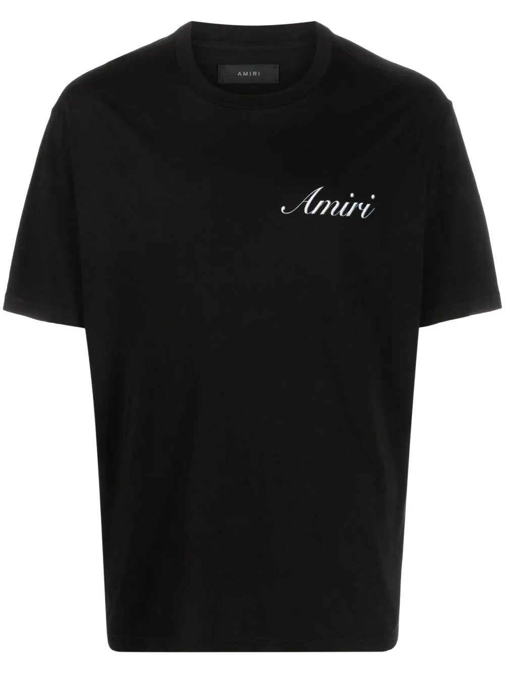 Classic logo-print short-sleeve black T-shirt