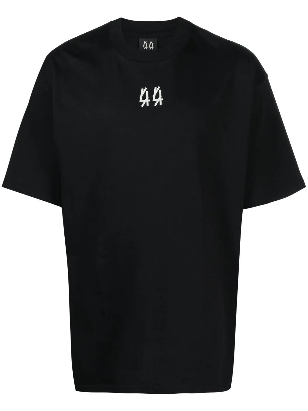 44 LABEL GROUP logo-print cotton black Oversized T-shirt