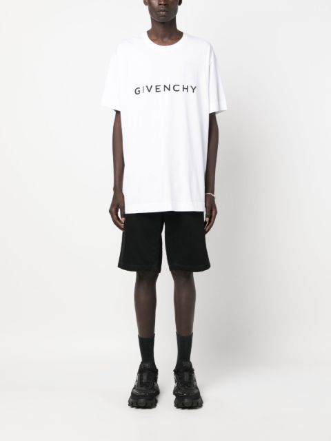 Signature Logo Archetype drop-shoulder T-shirt White