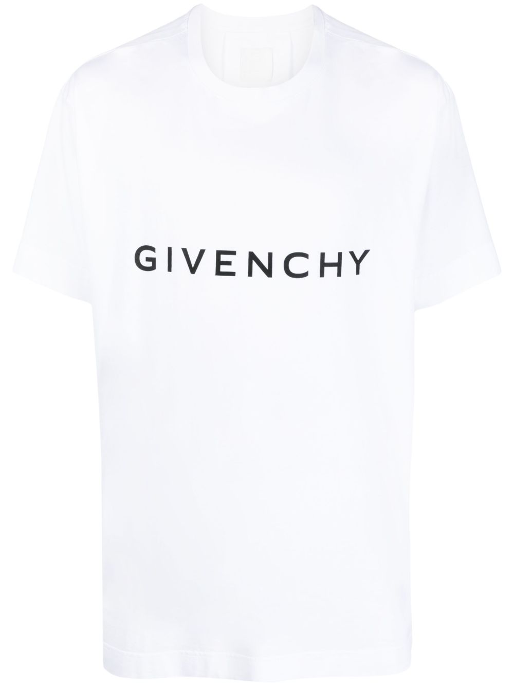 Signature Logo Archetype drop-shoulder T-shirt White