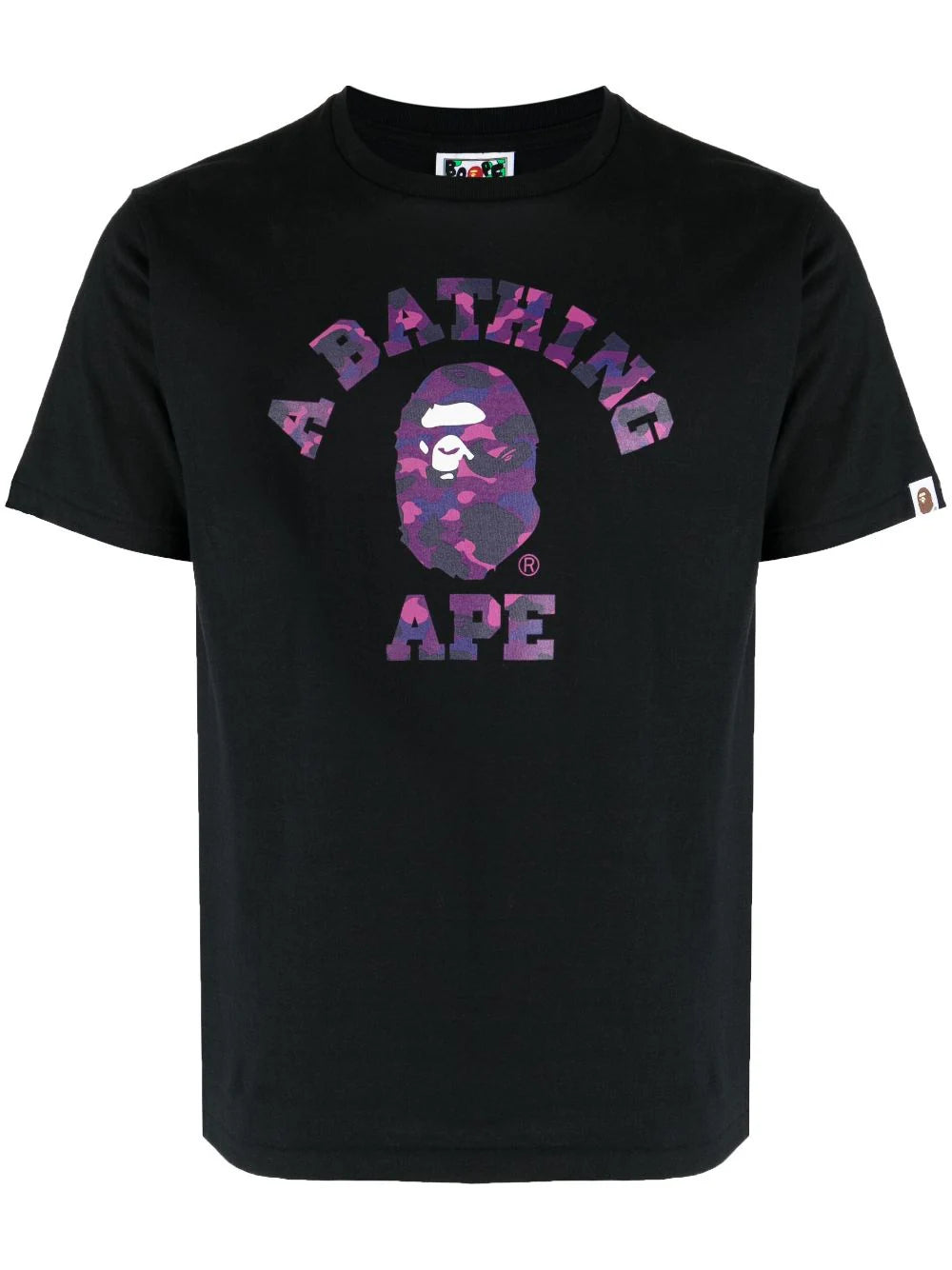 AAPE Color Camo cotton black T-shirt