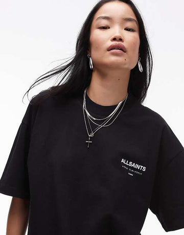 Underground oversized t-shirt in black