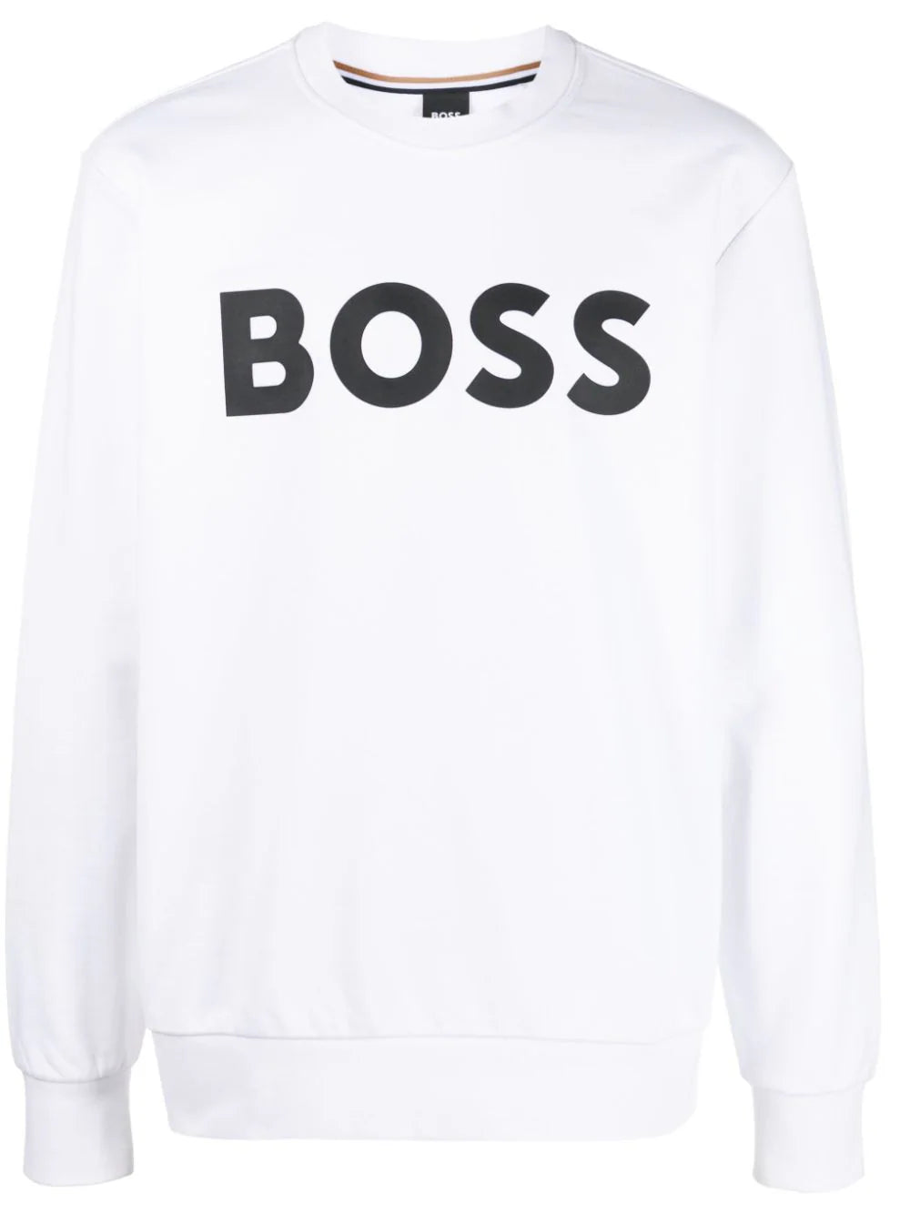 BOSS print-logo cotton sweatshirt