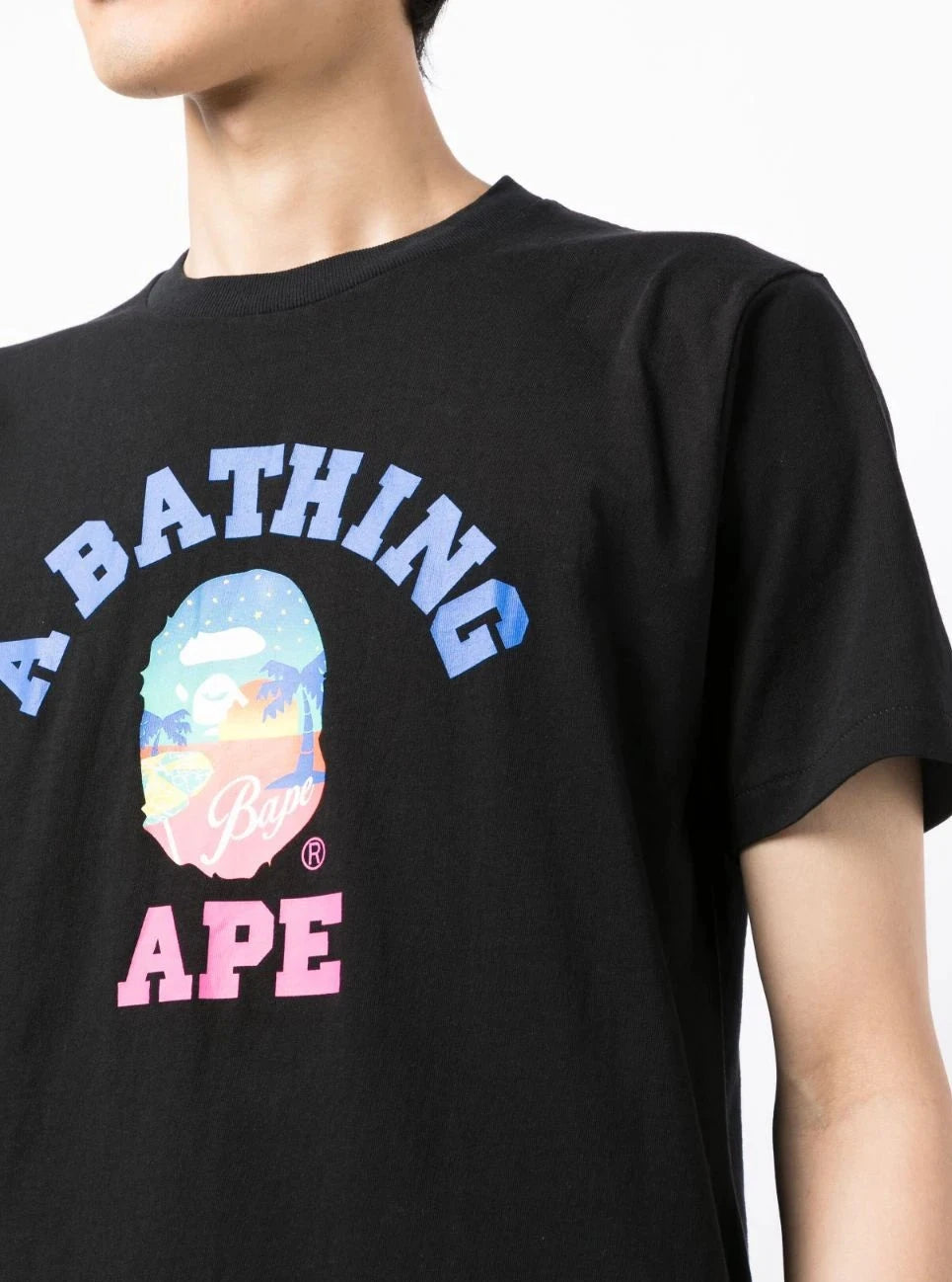 AAPE Graphic-print cotton T-shirt