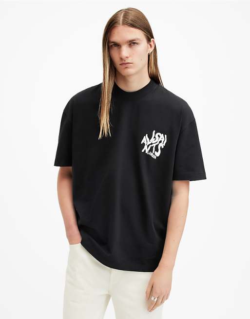 Men's Black Oversized T-Shirt