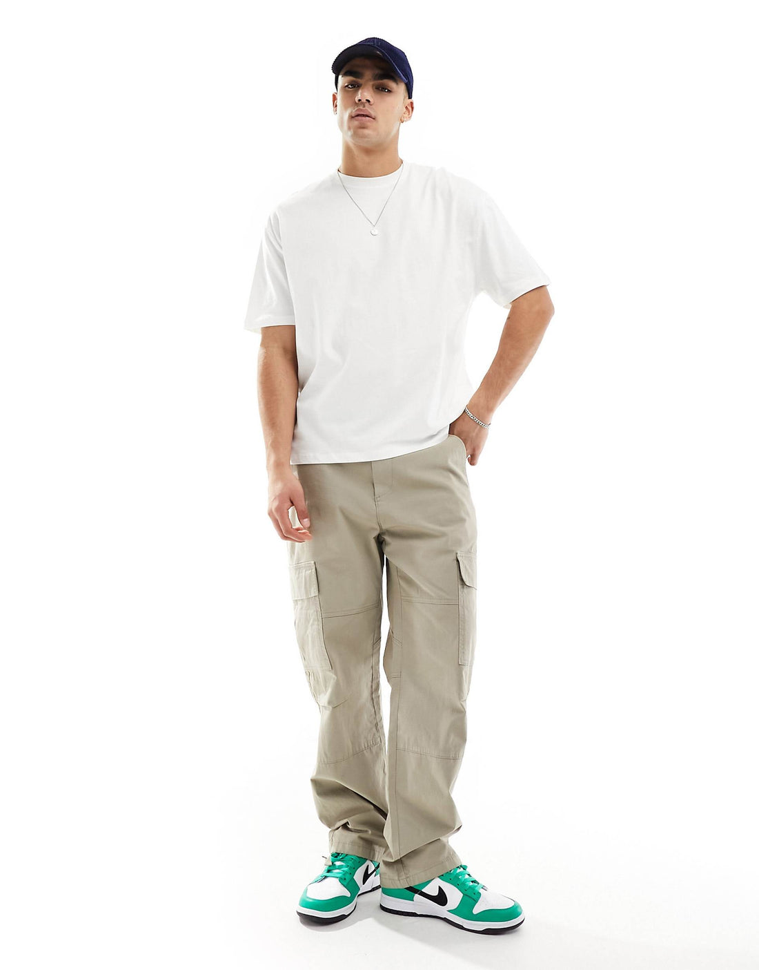 ASOS DESIGN oversized t-shirt in white with text back print