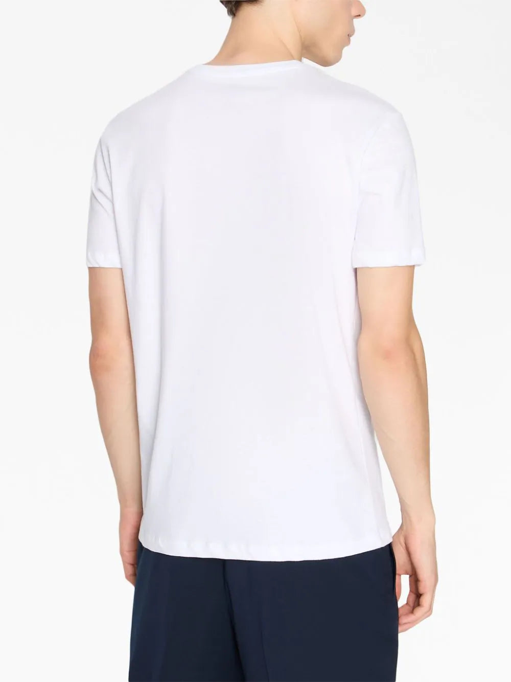 Bird Style logo-print white cotton T-shirt