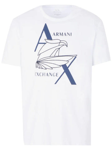 Bird Style logo-print white cotton T-shirt