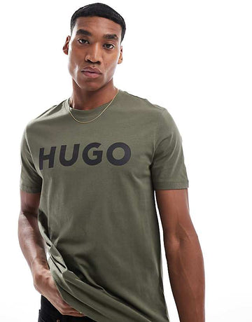 HUGO Red dulivio t-shirt in Olive