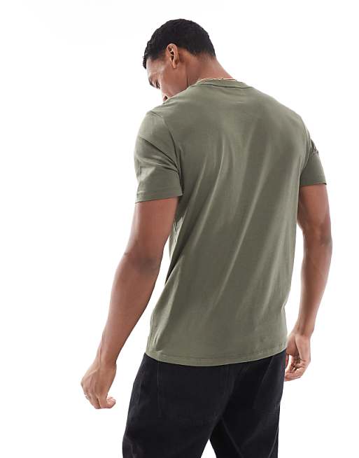 HUGO Red dulivio t-shirt in Olive