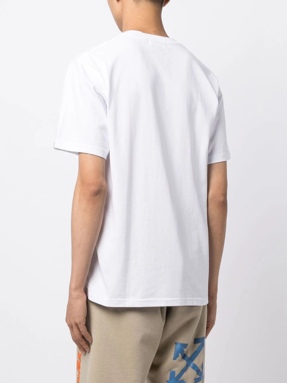 AAPE Radiation College camouflage-print white T-shirt