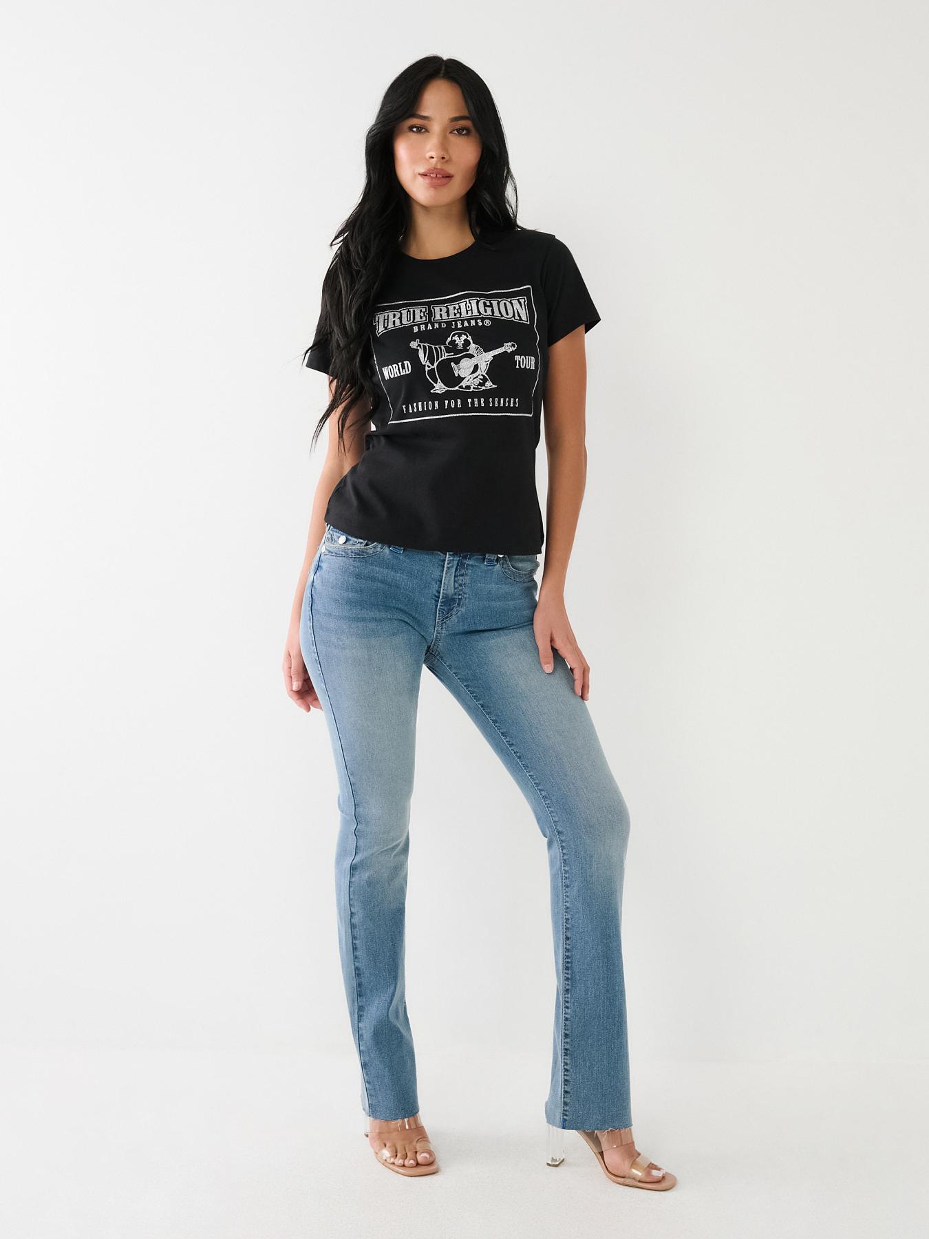 ONLINE EXCLUSIVE GLITTER SRS Black LOGO TEE