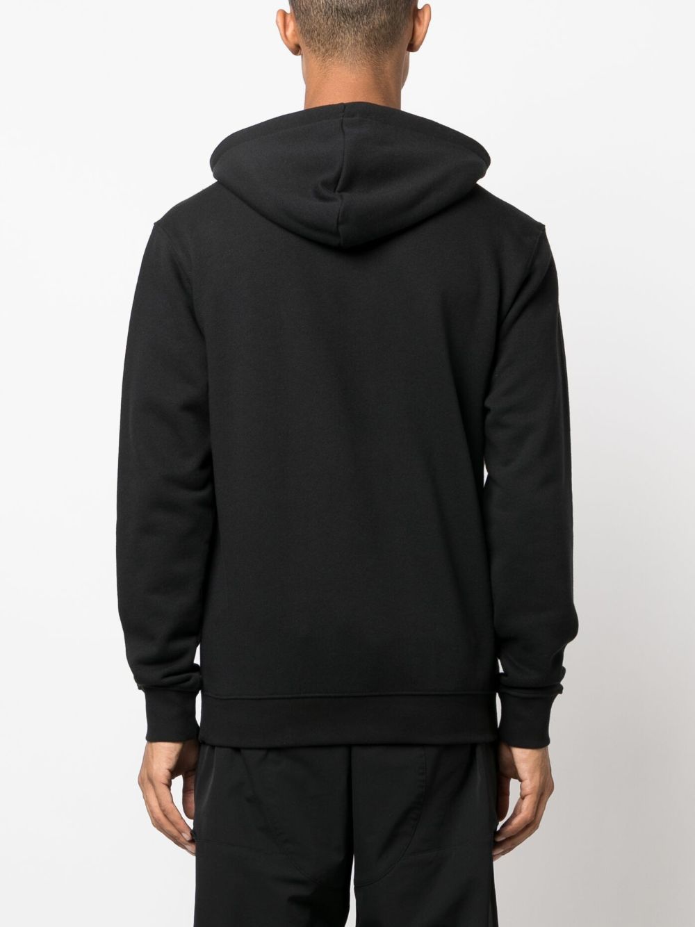 adidas logo-print cotton hoodie