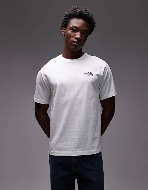 The North Face Street Bear backprint t-shirt in white