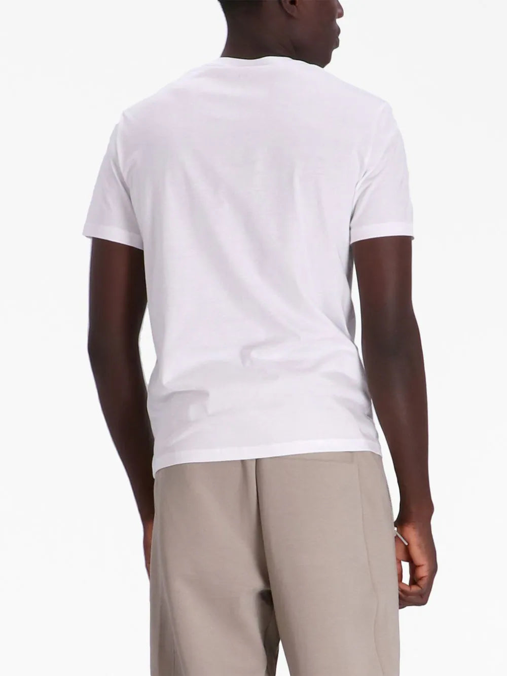 Armani Exchange logo-print cotton T-shirt White