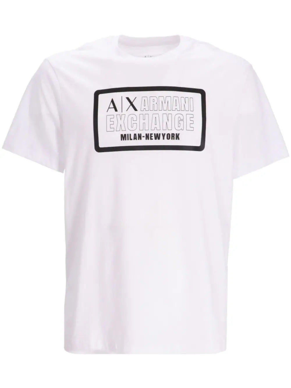 Armani Exchange logo-print cotton T-shirt White