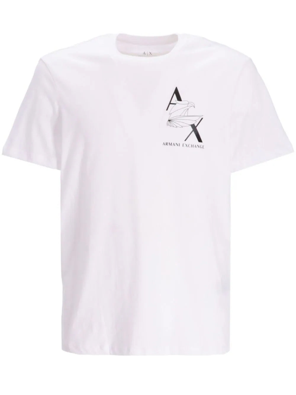 Iconic logo-print white cotton T-shirt