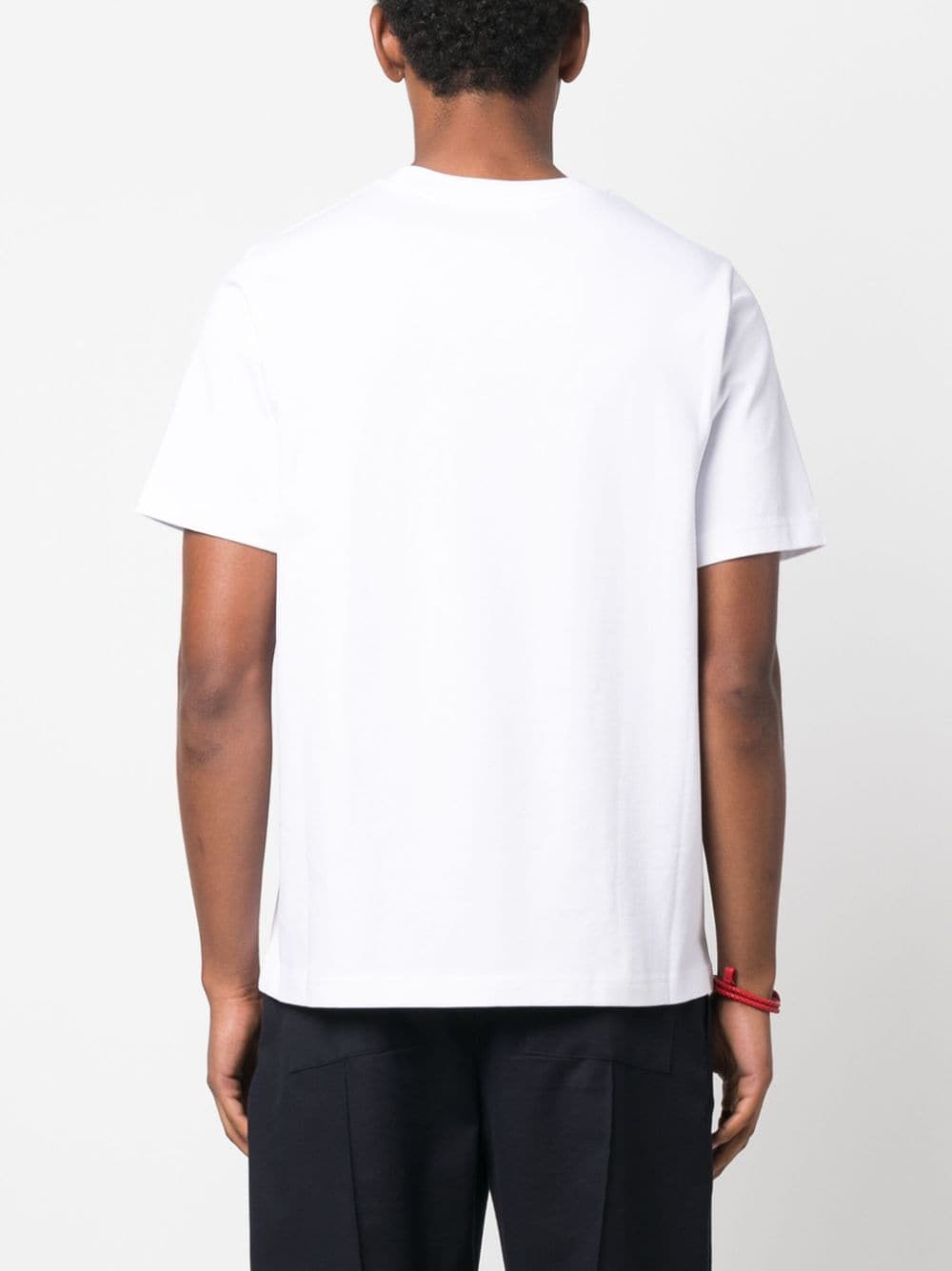 Tennis Club Icon artwork white cotton T-shirt