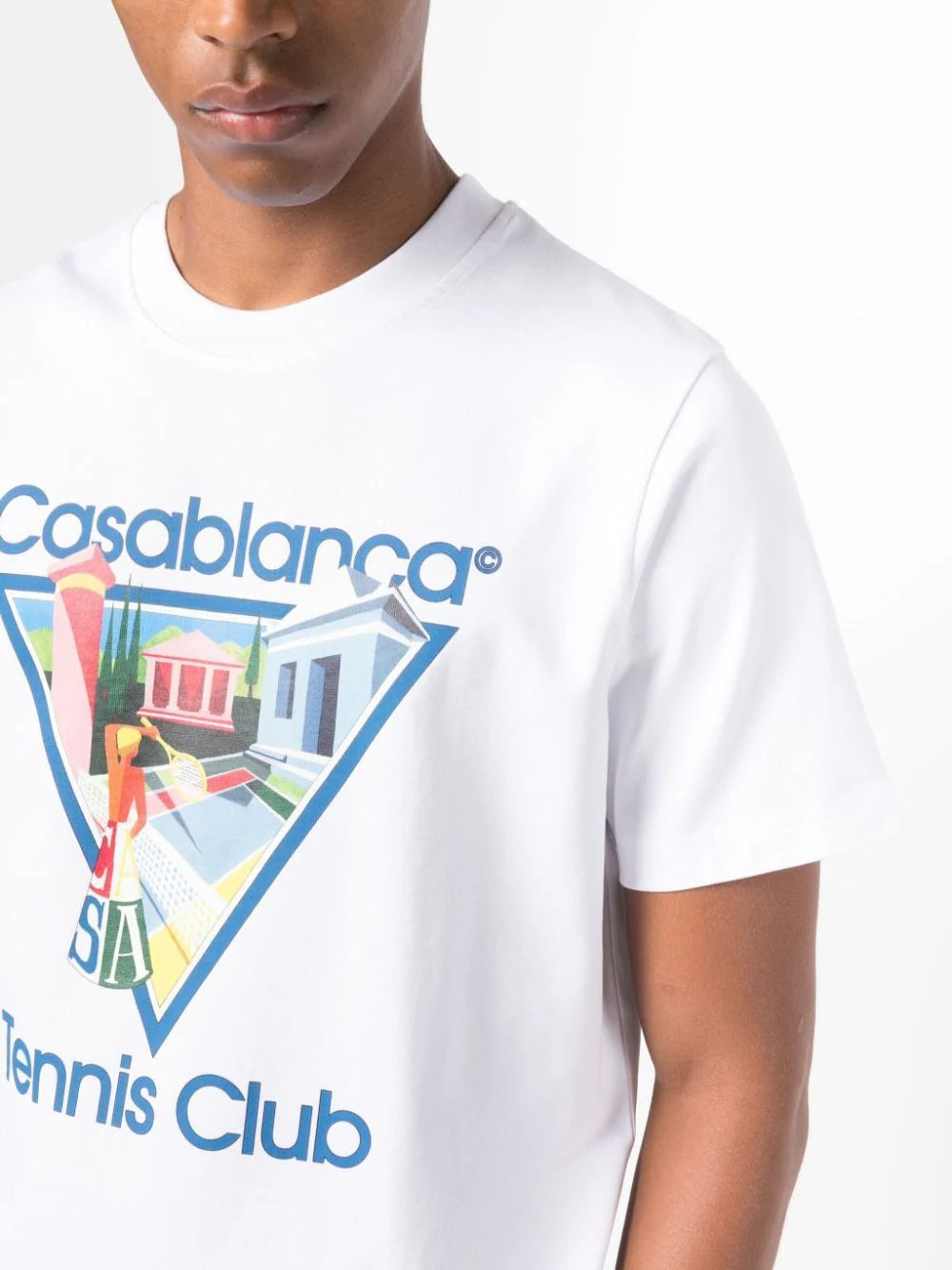 Casablanca La Joueuse pure cotton T-shirt
