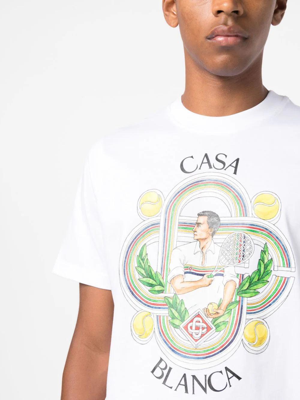 Casablanca Le Joueur cotton T-Shirt
