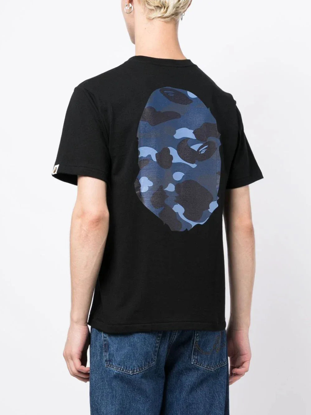 A BATHING APE® graphic-print cotton T-shirt