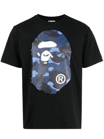 A BATHING APE® graphic-print cotton T-shirt