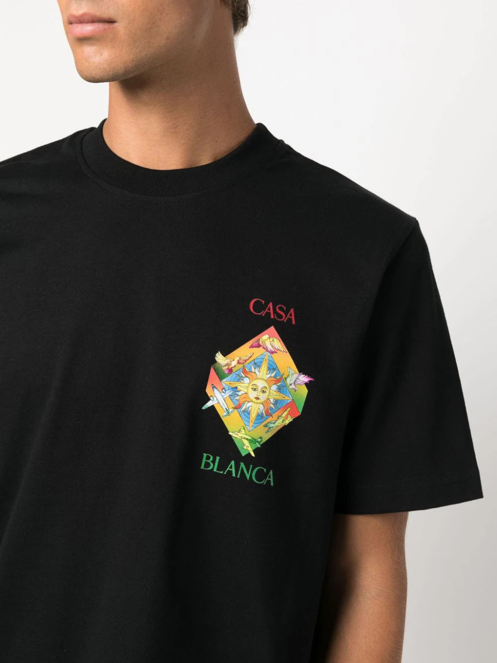 Casablanca logo-print cotton T-shirt