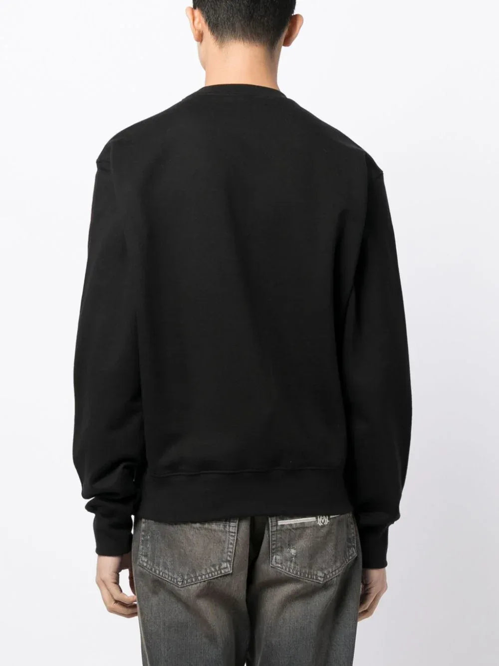 Brand Logo-print Black sweatshirt